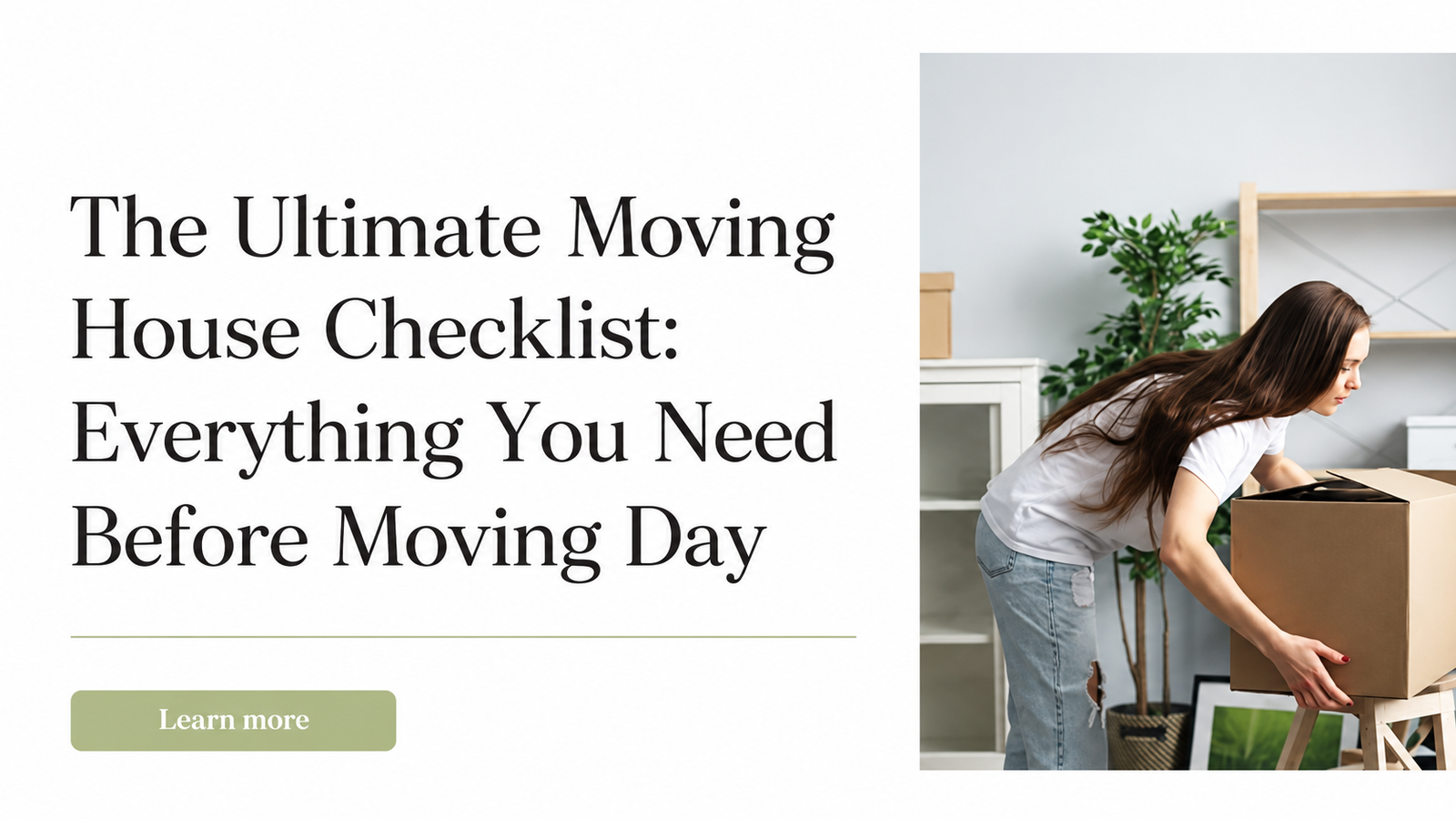 Moving House Checklist